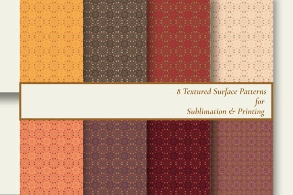 8 Seamless Vintage Damask Patterns for Professional Designers