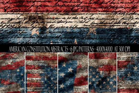 American Constitution Abstract Patterns: A Fusion of Heritage and Modern Design