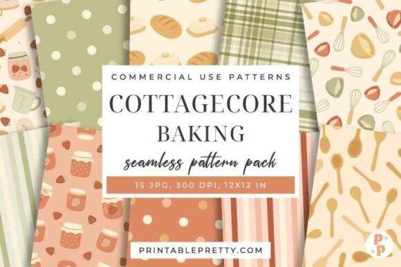 Cottagecore Rustic Bakery Patterns: A Cozy Addition to Creative Projects