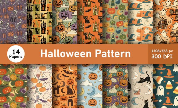 Cute Halloween Pumpkin Patterns: Creative Ideas and Practical Uses for Digital Papers