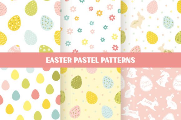 Easter Pastel Patterns Vector Set: A Strategic Tool for Springtime Design