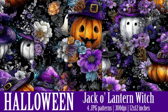 Halloween Floral Patterns: A Spooky Yet Elegant Design Choice