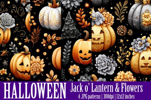 Halloween Jack O Lantern Patterns, S3: A Unique Package for Creative Projects